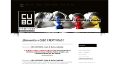 Desktop Screenshot of cubocreatividad.es